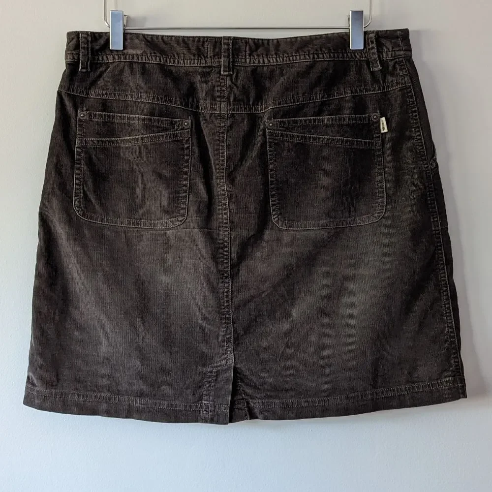 The North Face Corduroy Skirt Women's Large Gray